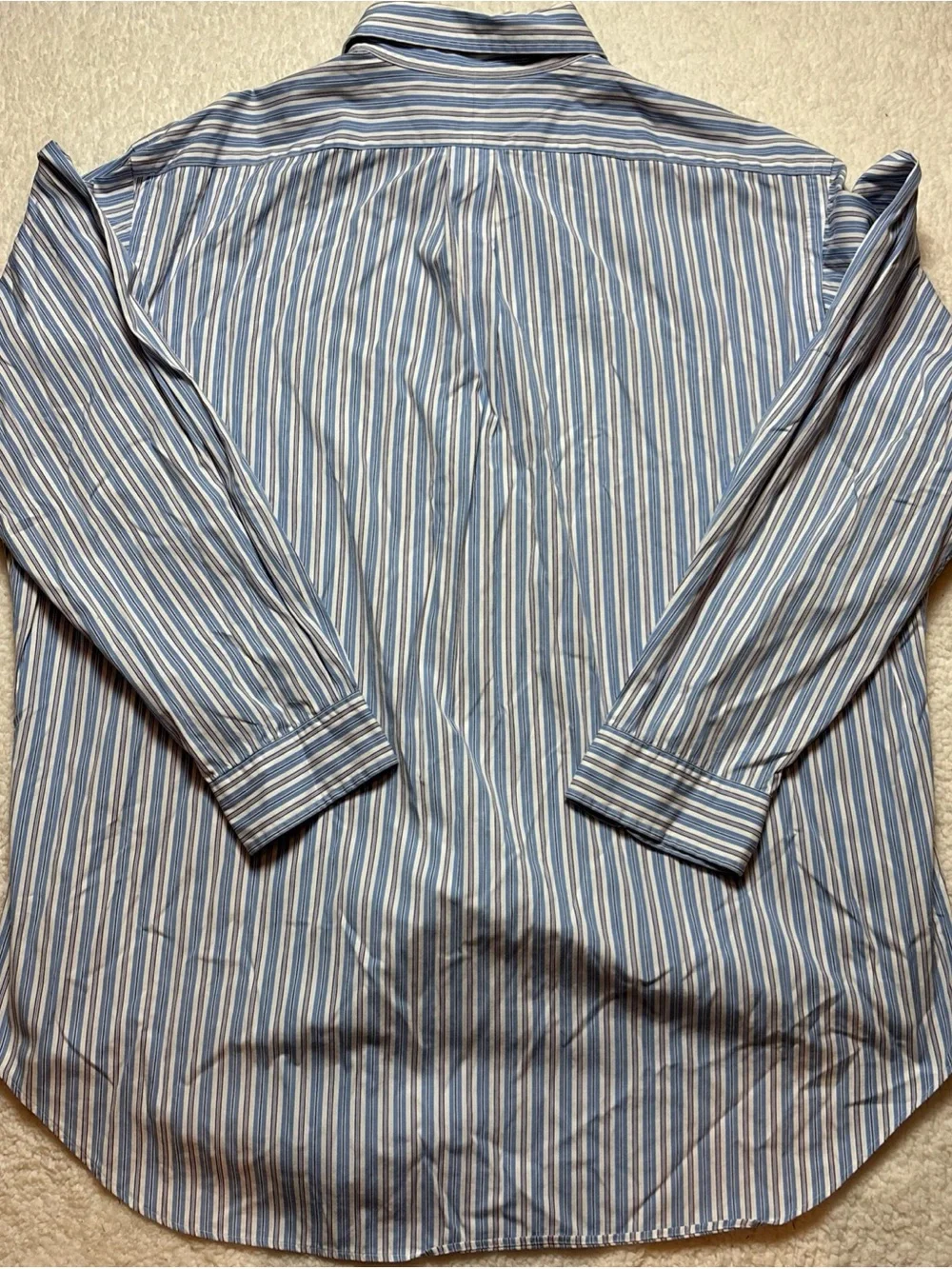 Ralph Lauren Dress Shirt Mens XXL Size 18 Stripe Button Down Classic Preppy